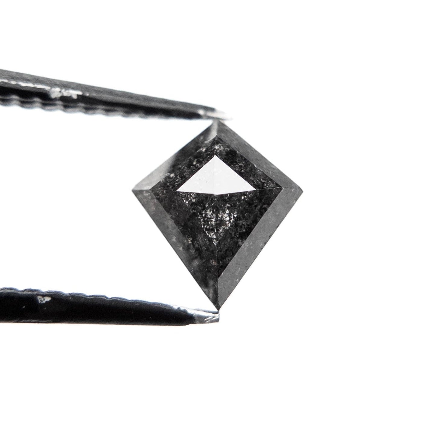 1.06 Carat Black Rose Cut Kite Diamond