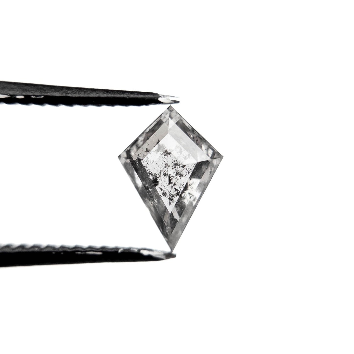 .80 Carat Canadian Salt and Pepper Double Cut Kite Diamond