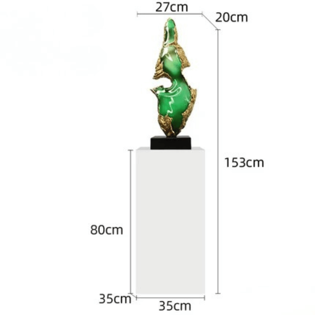 Large Abstract Resin Sculpture