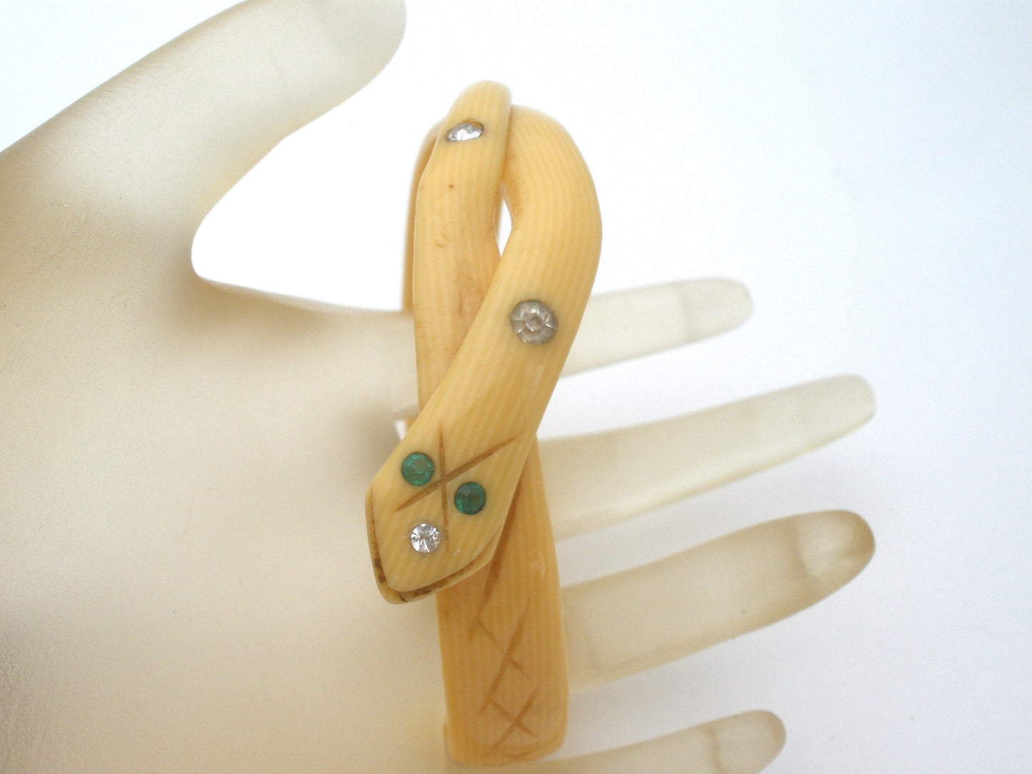 Art Deco Snake Serpent Bangle Bracelet