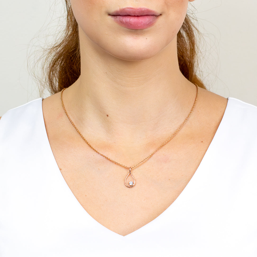 Blue Topaz Necklace