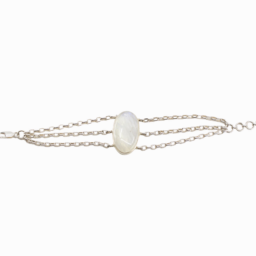 Rainbow Moonstone Bracelet