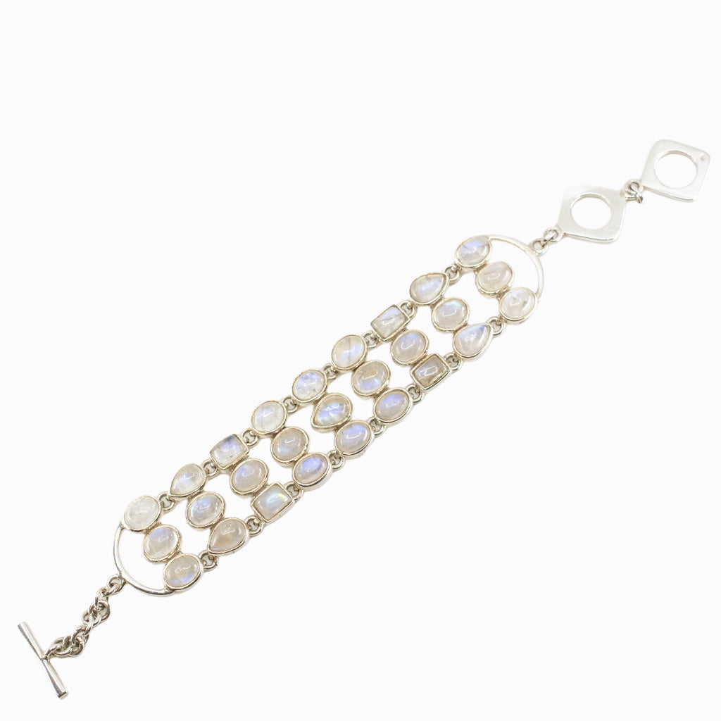 Rainbow Moonstone Bracelet