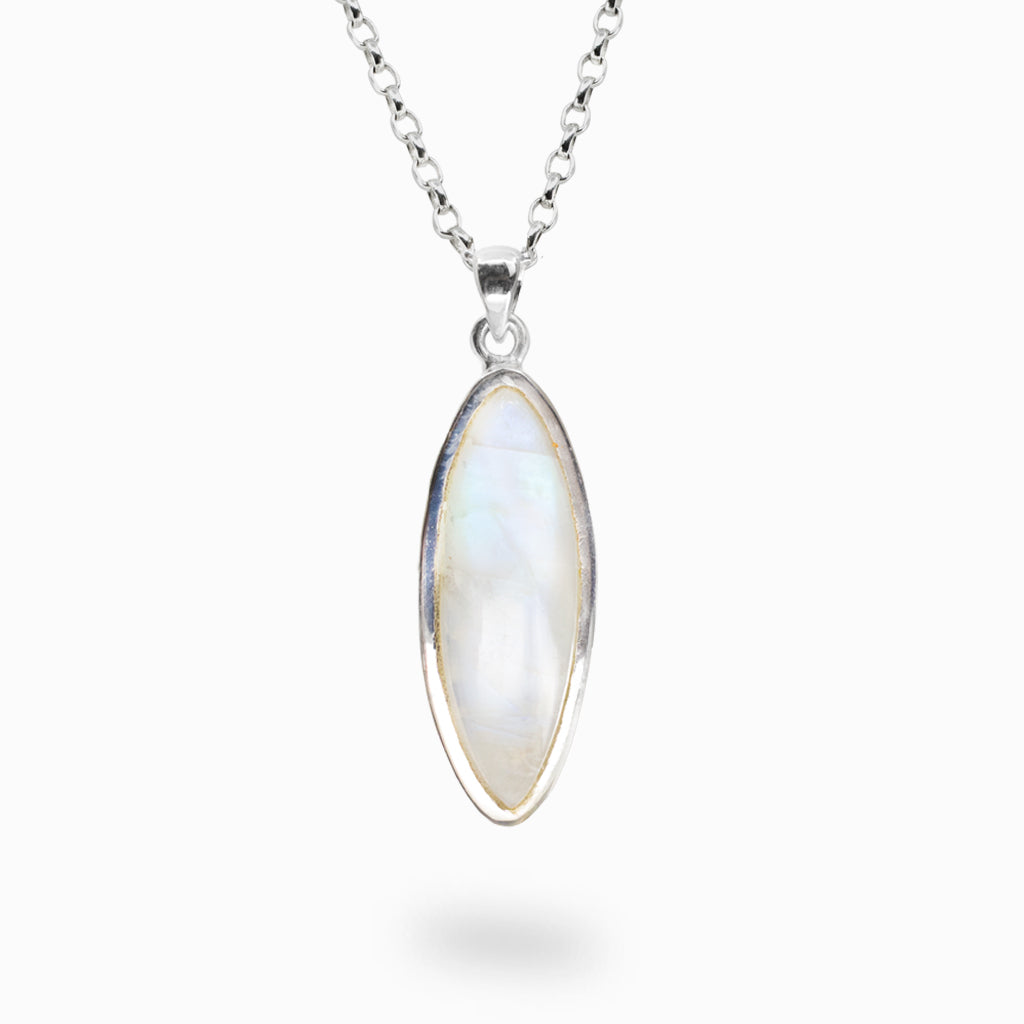 Rainbow Moonstone Necklace