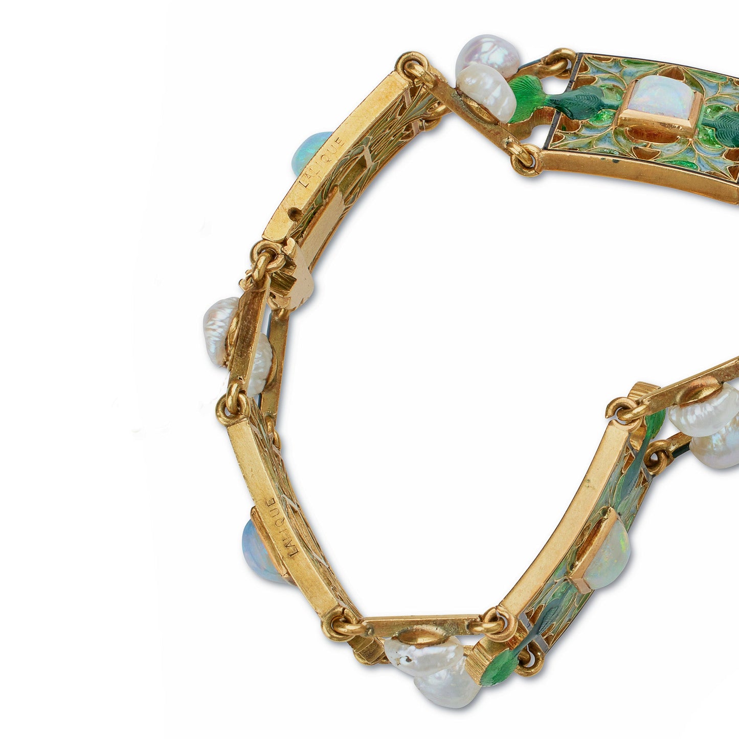 René Lalique "Thistle of Lorraine" Bracelet