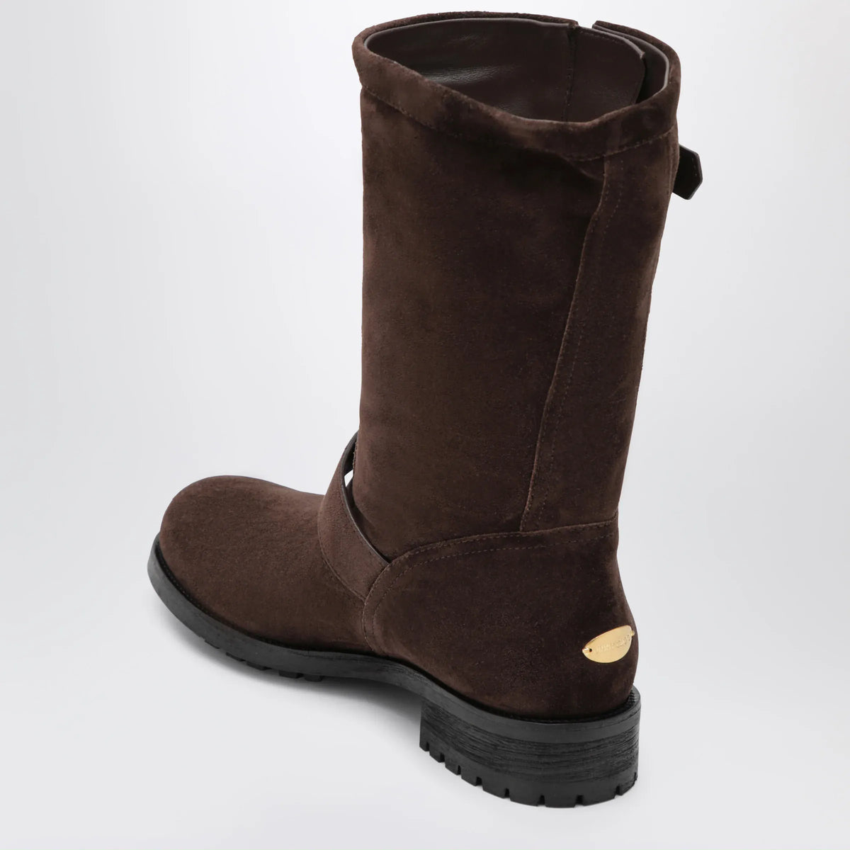 Jimmy Choo - Chocolate suede biker boots