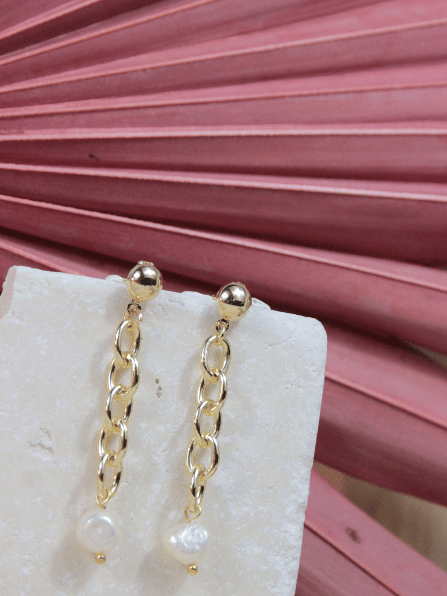 FERNANDA earrings - Chain dangling earrings