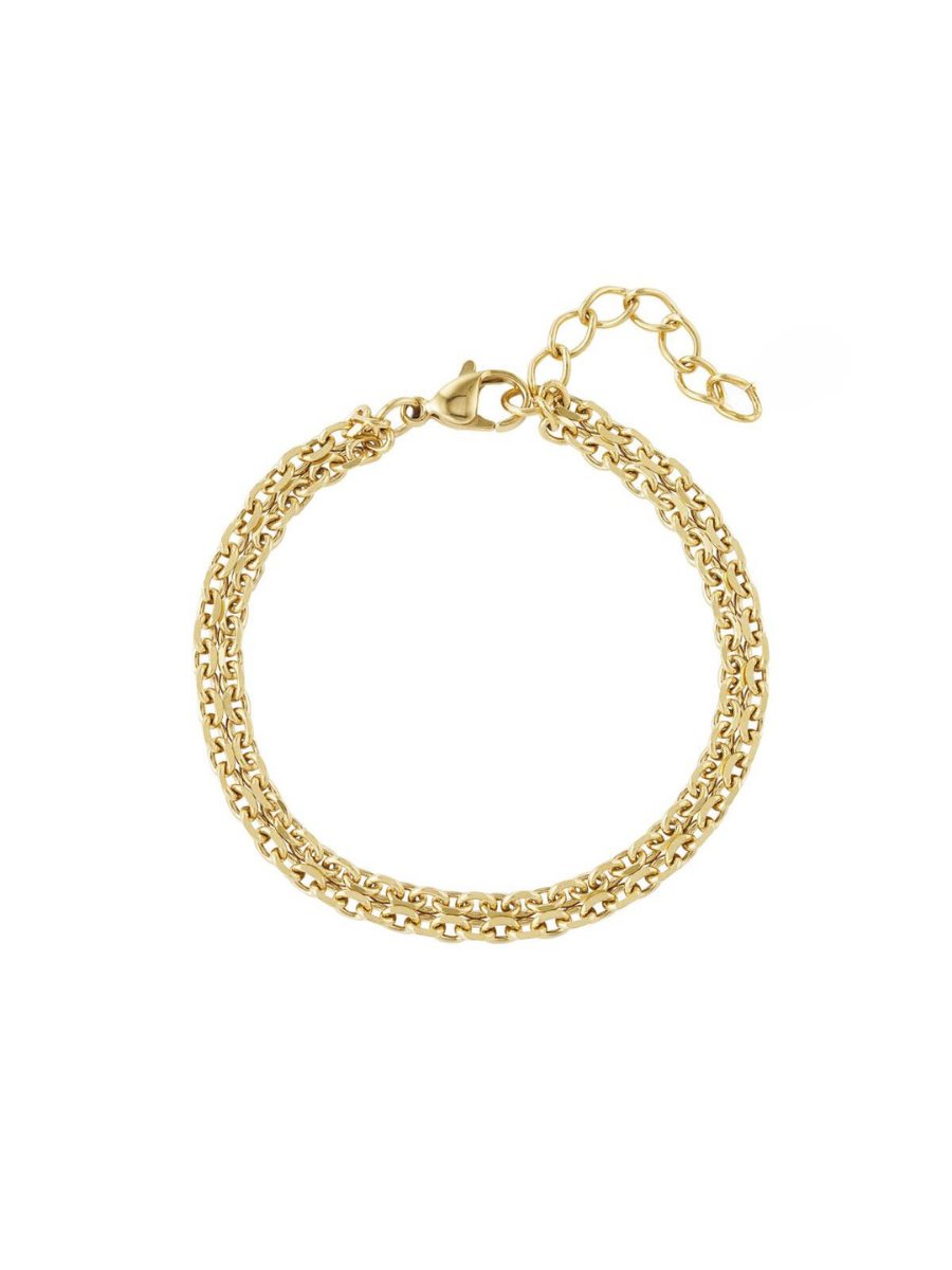 Demi bracelet - large mesh vintage French style