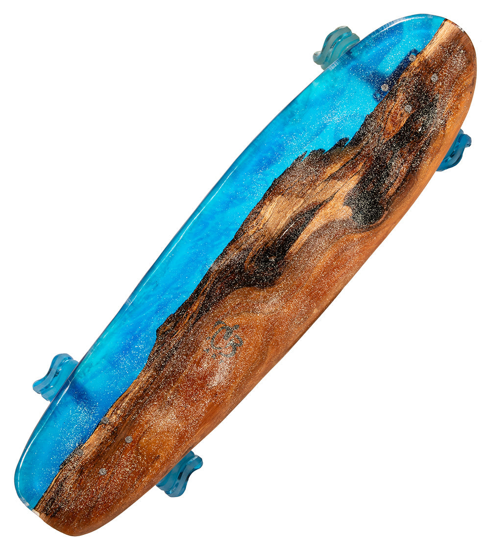 Koa-Resin Skateboard #045