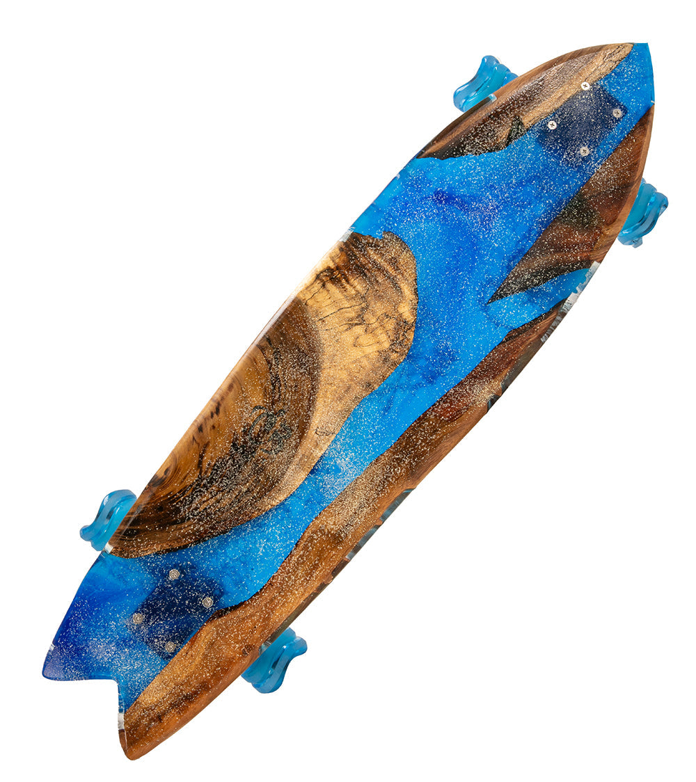 Koa-Resin Skateboard #048