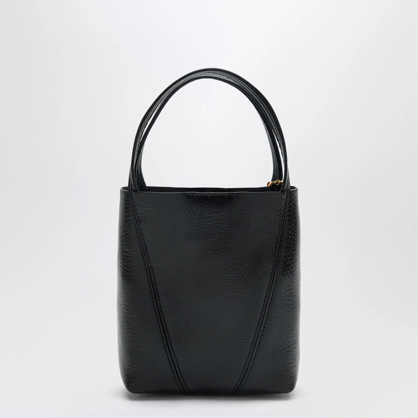 Chloé - Small Spin black leather tote bag