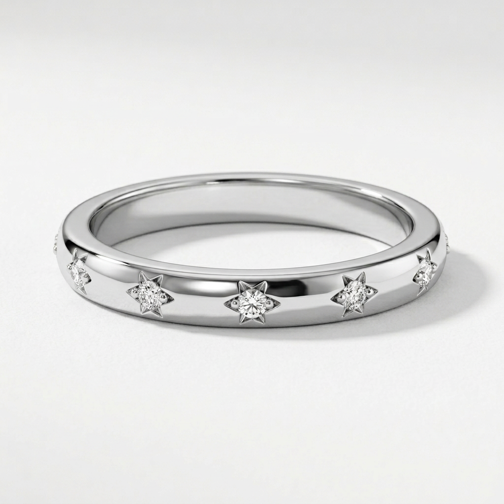 The Celestial Eternity Band | Lab-Grown Diamond | 0.07 CTW