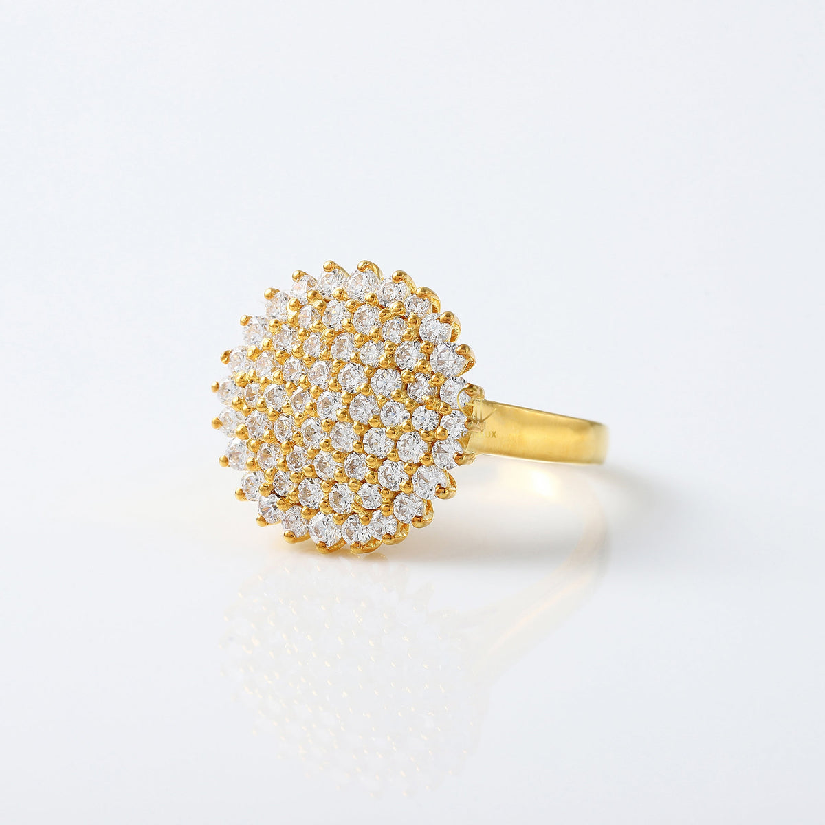 Cluster Lab Grown Diamond Solitaire Engagement Ring