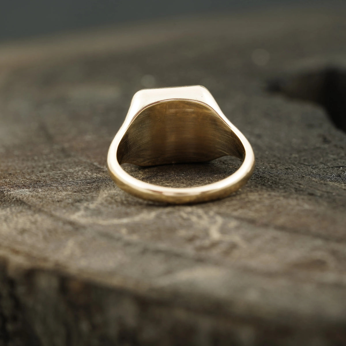 Perfect Men's Black Onyx Signet Rings 14k Solid Gold