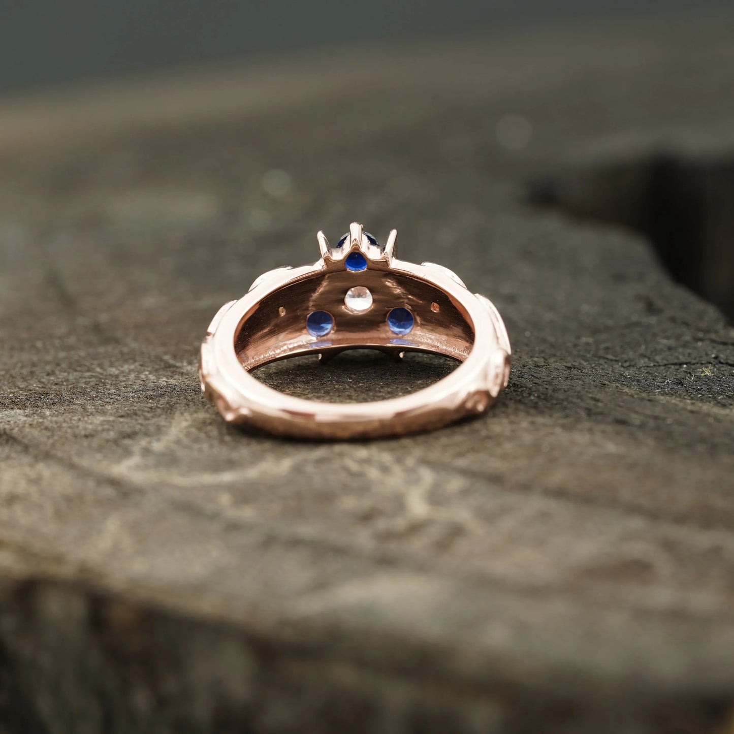 Triforce Zora's Sapphire Spiritual Stone Legend of Zelda Ring