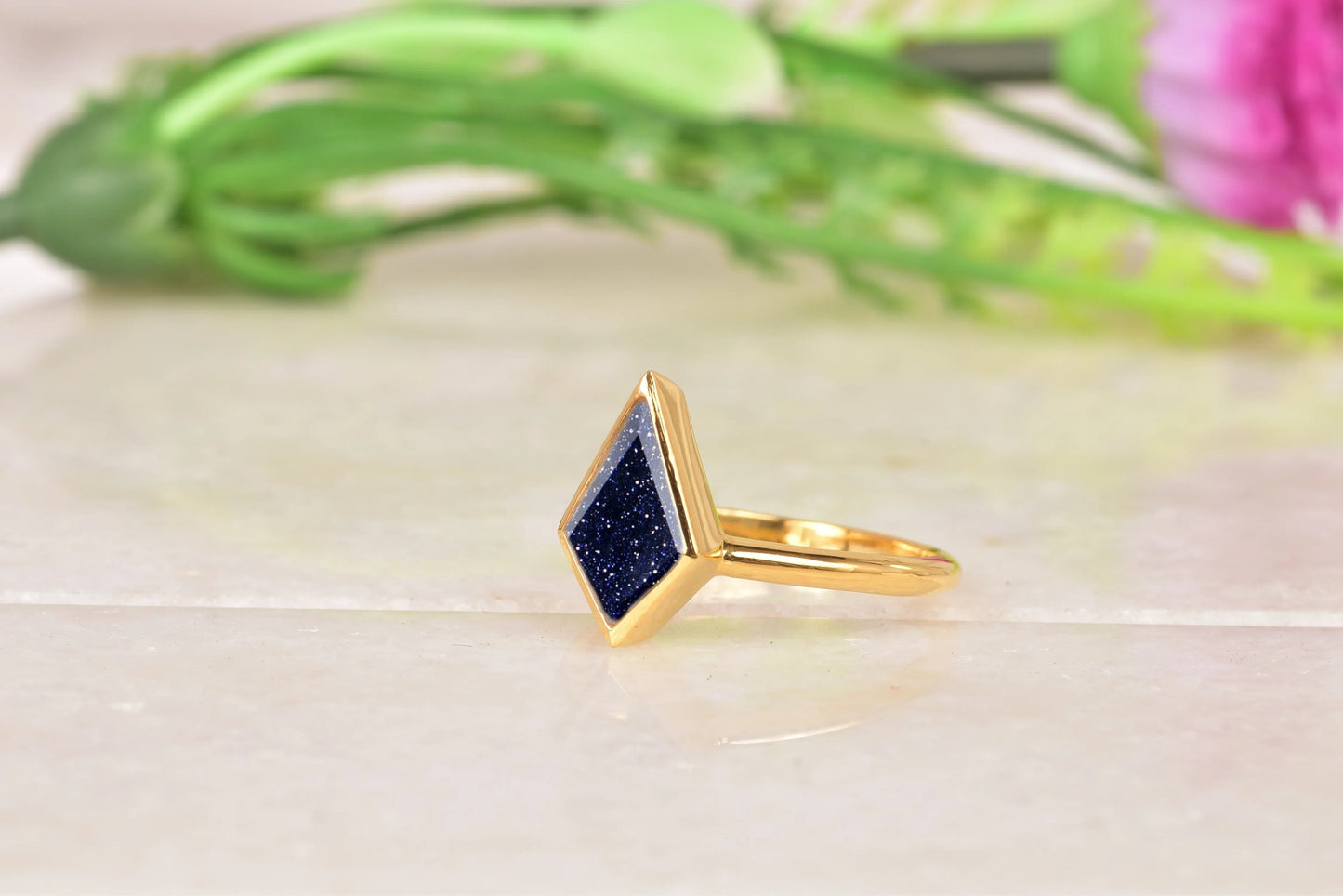 Kite Shaped Sandstone Ring