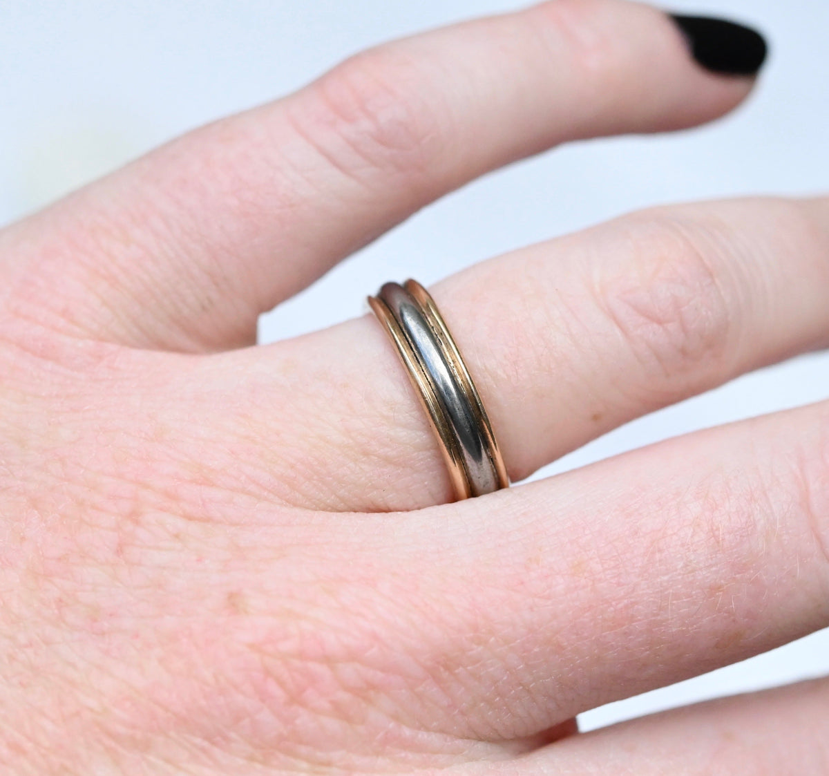 High Polish Meteorite & 14k Gold Ring - Made To Order