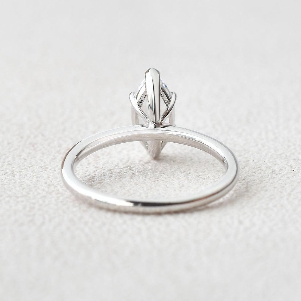 Grace’s Classic | 1.0CT Marquise Diamond Solitaire Engagement Ring
