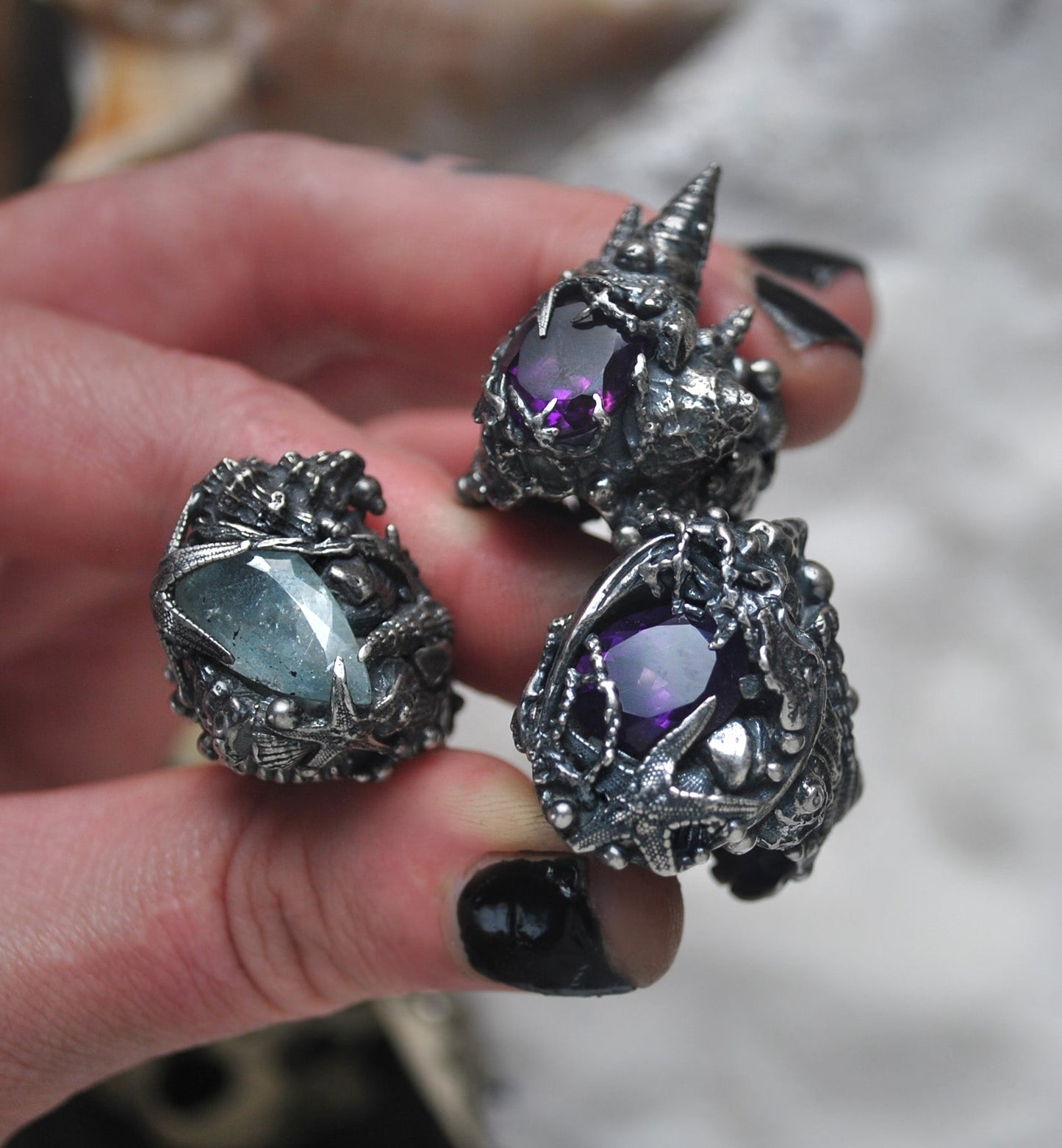 Size 6, Tidal Tower, Aquamarine