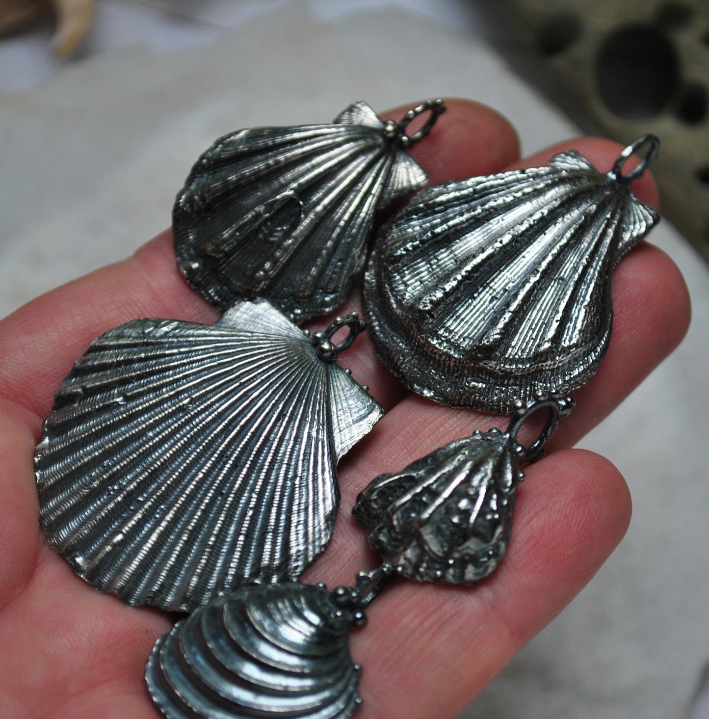 Venus Shell Pendants