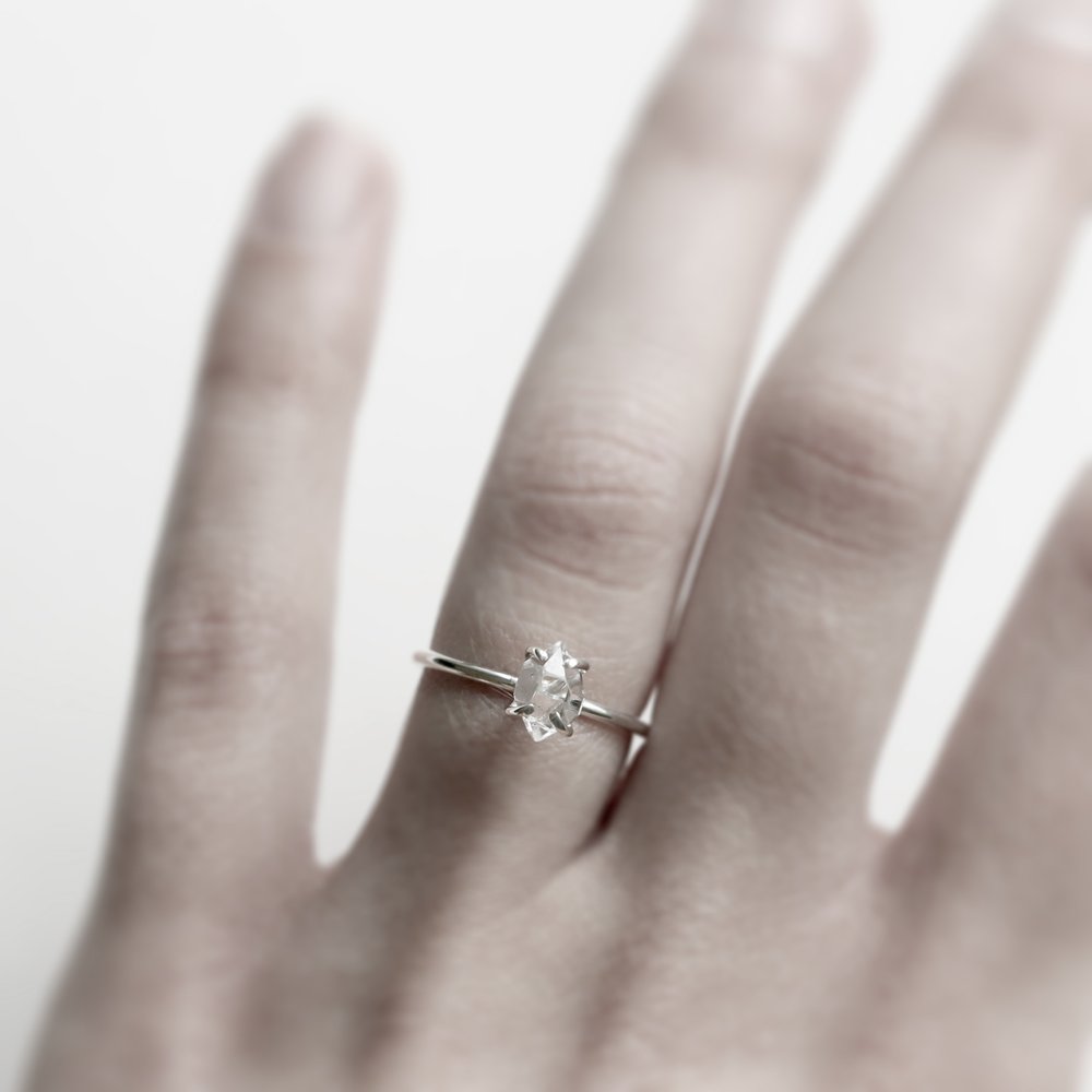 SILVER EYE RING