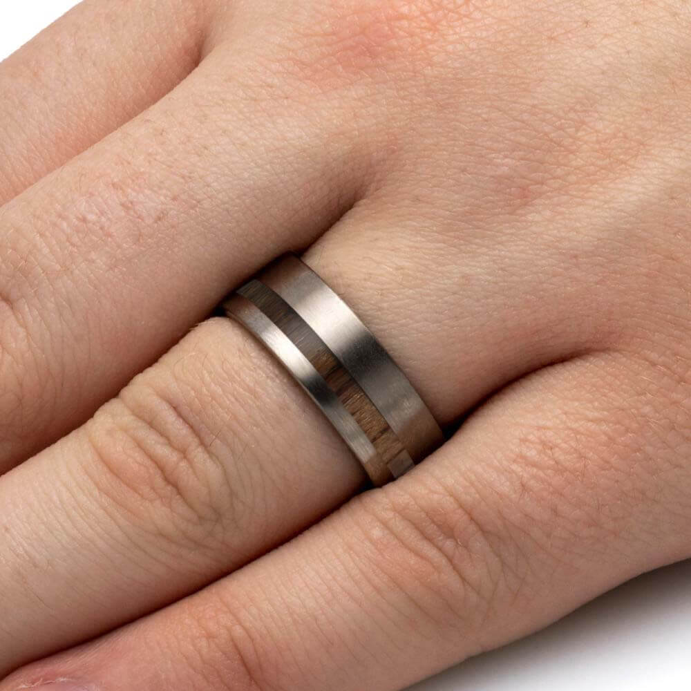 Sequoia Redwood Wedding Ring for Men