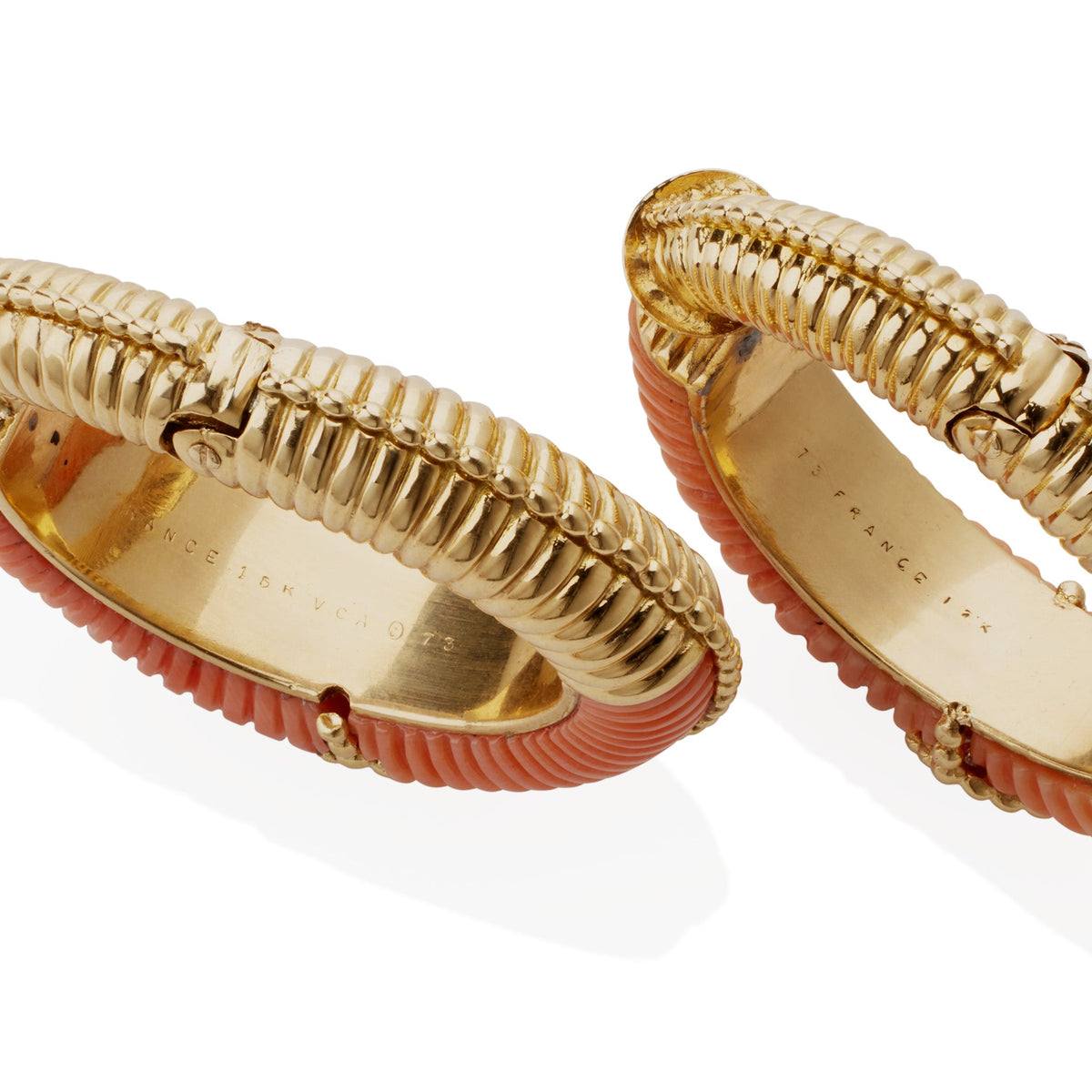 Van Cleef & Arpels Paris Coral Earrings