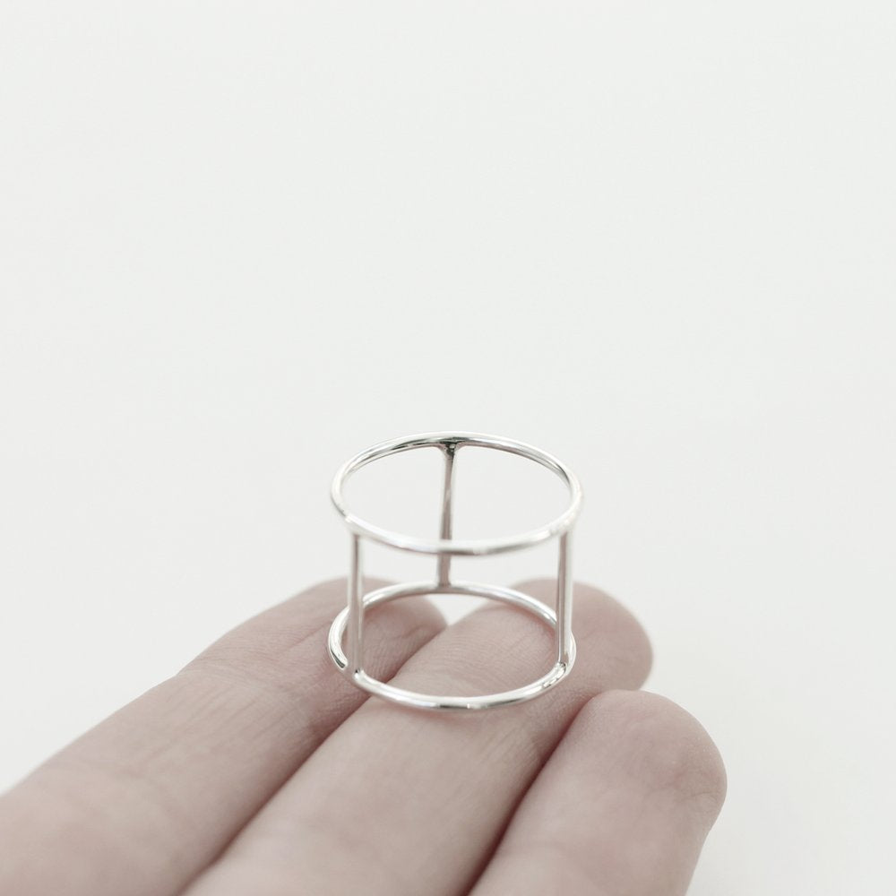 SILVER PERSONAL ARMOR 02 RING
