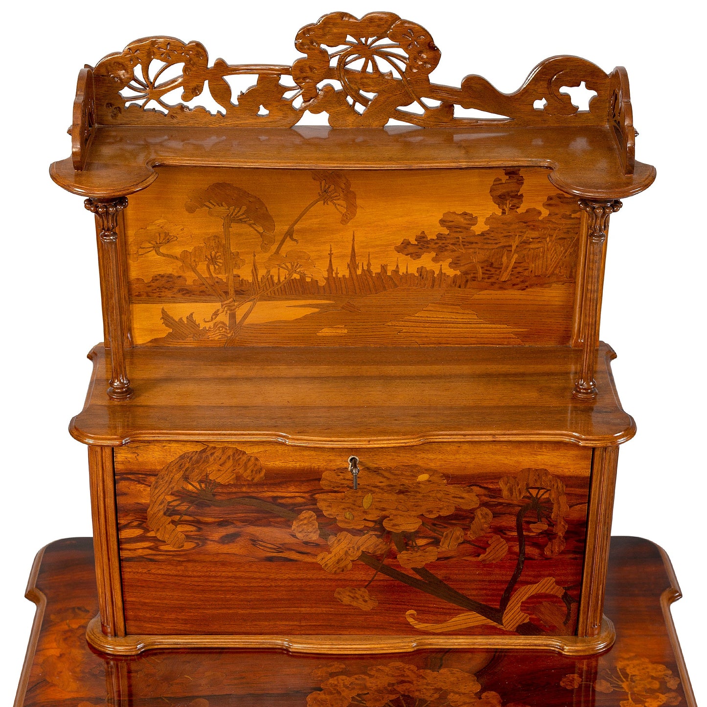 Émile Gallé Chrysanthemum Lady’s Writing Desk