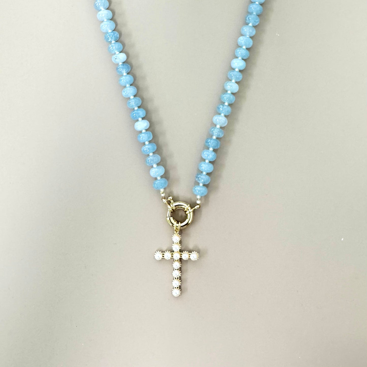 Pretty in Blue Pendant Necklace