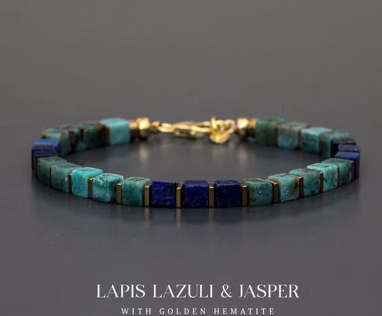 Lapis Lazuli & Jasper bracelet