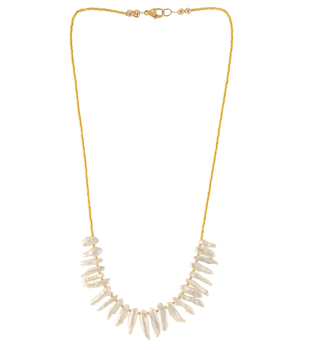 Stick Pearl Necklace by Galit