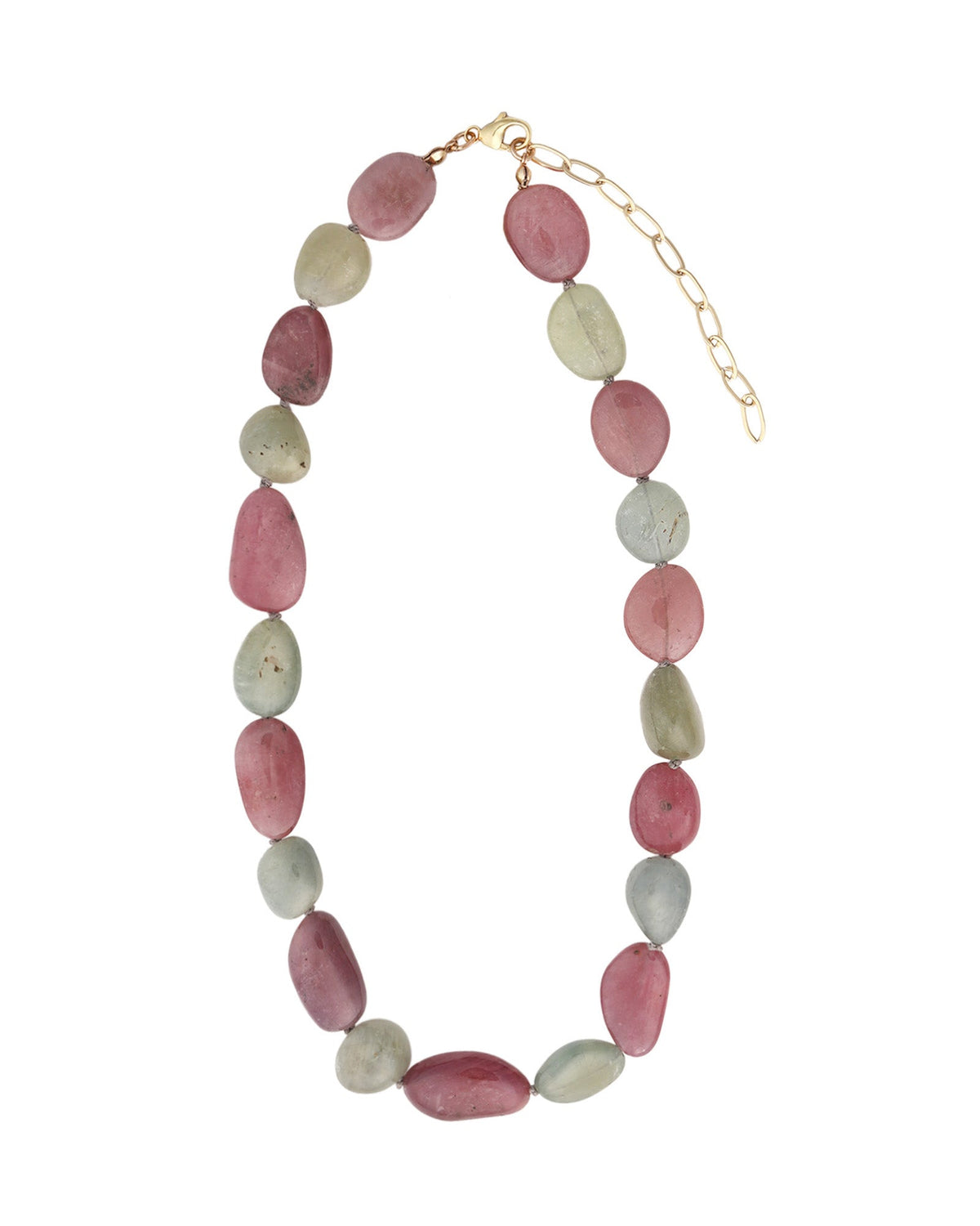 Multi Sapphire Beaded Necklace
