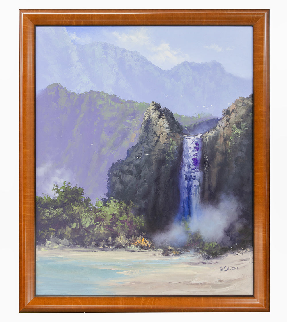 Original Painting: Beach Cascade by George Eguchi