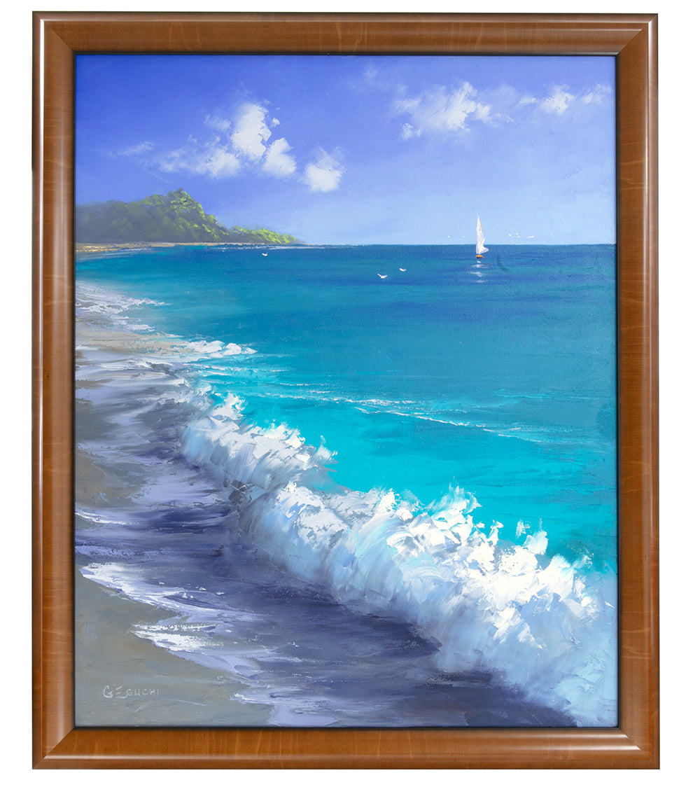 Original Painting: Endless Blue by George Eguchi