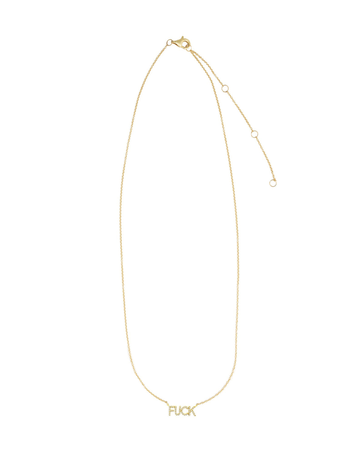 F*ck Diamond Necklace
