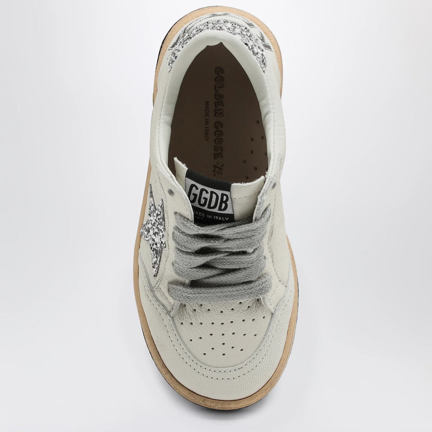 Golden Goose - Ball Star white/silver trainer
