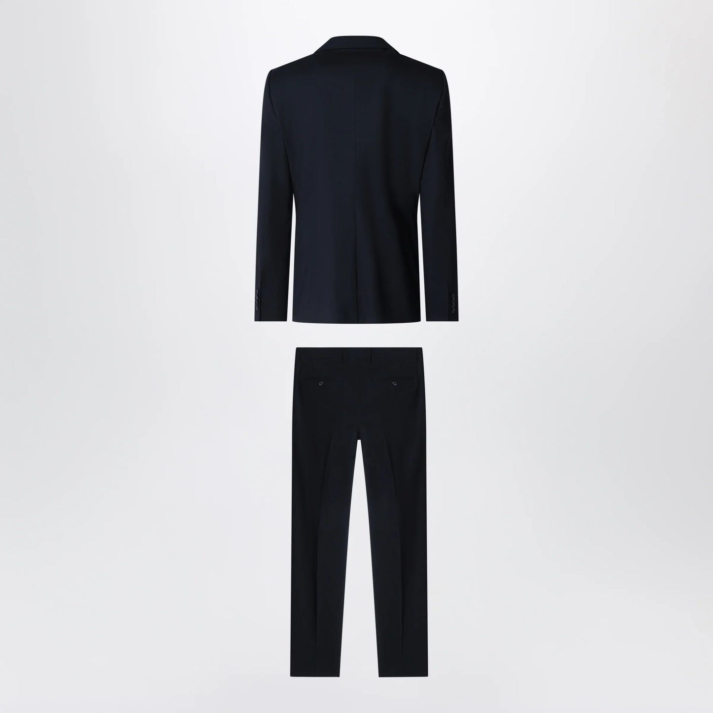 Dolce&Gabbana - Blue stretch wool single-breasted suit