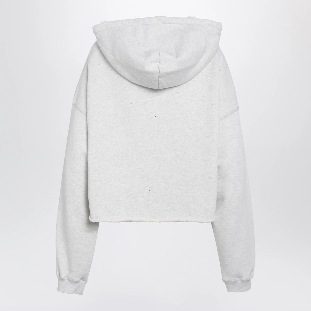 Golden Goose - Star sweatshirt with crystal embroidery in grey cotton