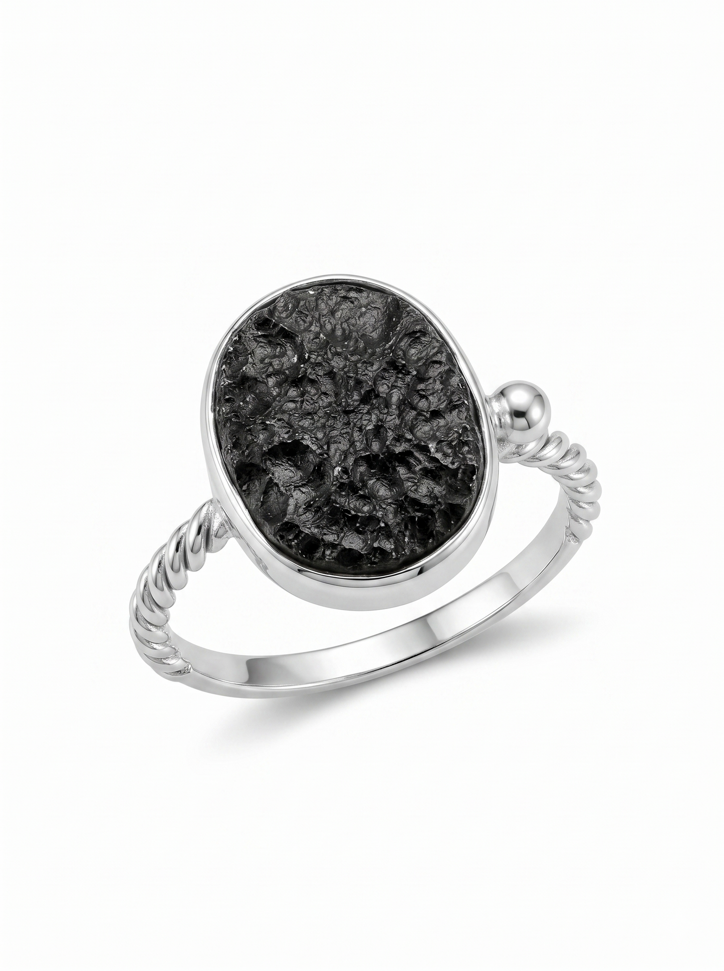 Moldavite Ring,925 Solid Sterling Silver Ring, Raw Stone Moldavite, Genuine Czech Republic Moldavite Gemstone Ring, Gift For Mom