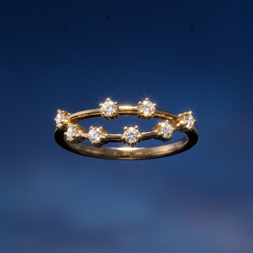 The Constellation Ring | Capricorn | Natural Diamond
