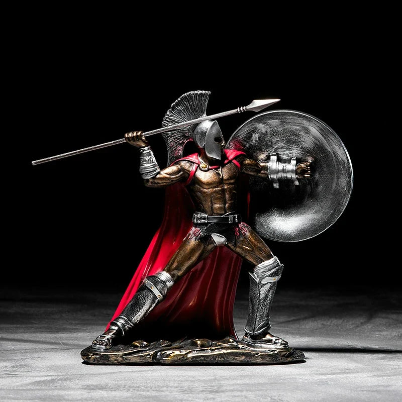 THE BRASIDAS
Spartan Combat Sculpture · Large Format · Hand-Finished Resin