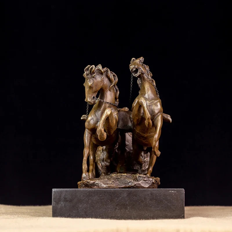 THE CHARIOT | Roman Warrior Bronze Sculpture