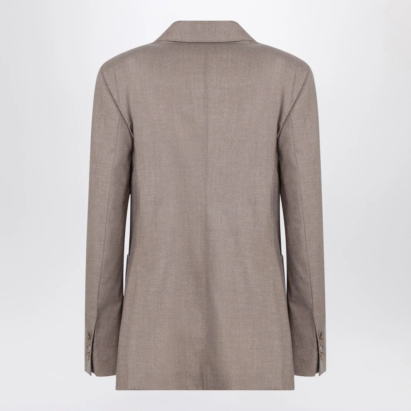 Max Mara - Double-breasted cashmere jacket in dove color