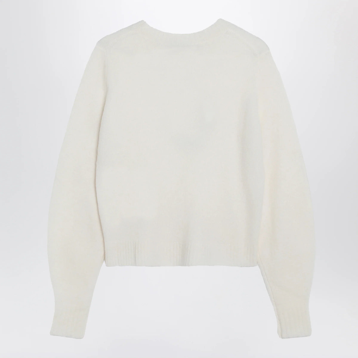 Max Mara - Ivory sweater in stretch cashmere knit
