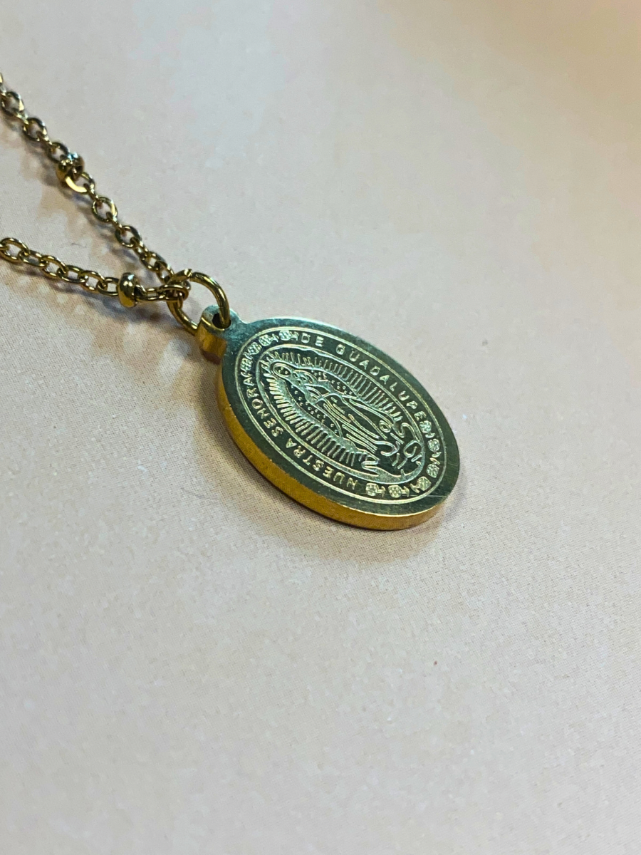 GUADALUPE BIS Necklace - Virgin of Guadalupe Pendant