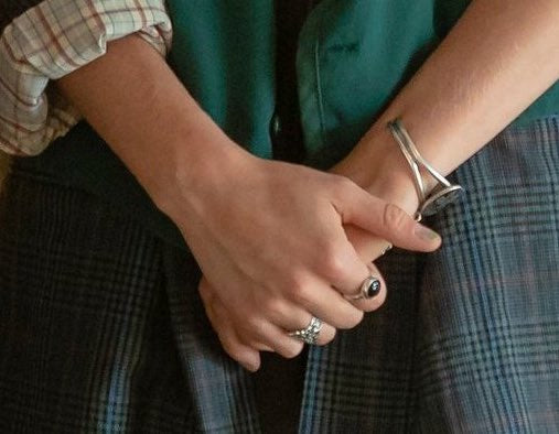 Black Onyx Ring - As Seen on Robin in Stranger Things Season 4 & 5