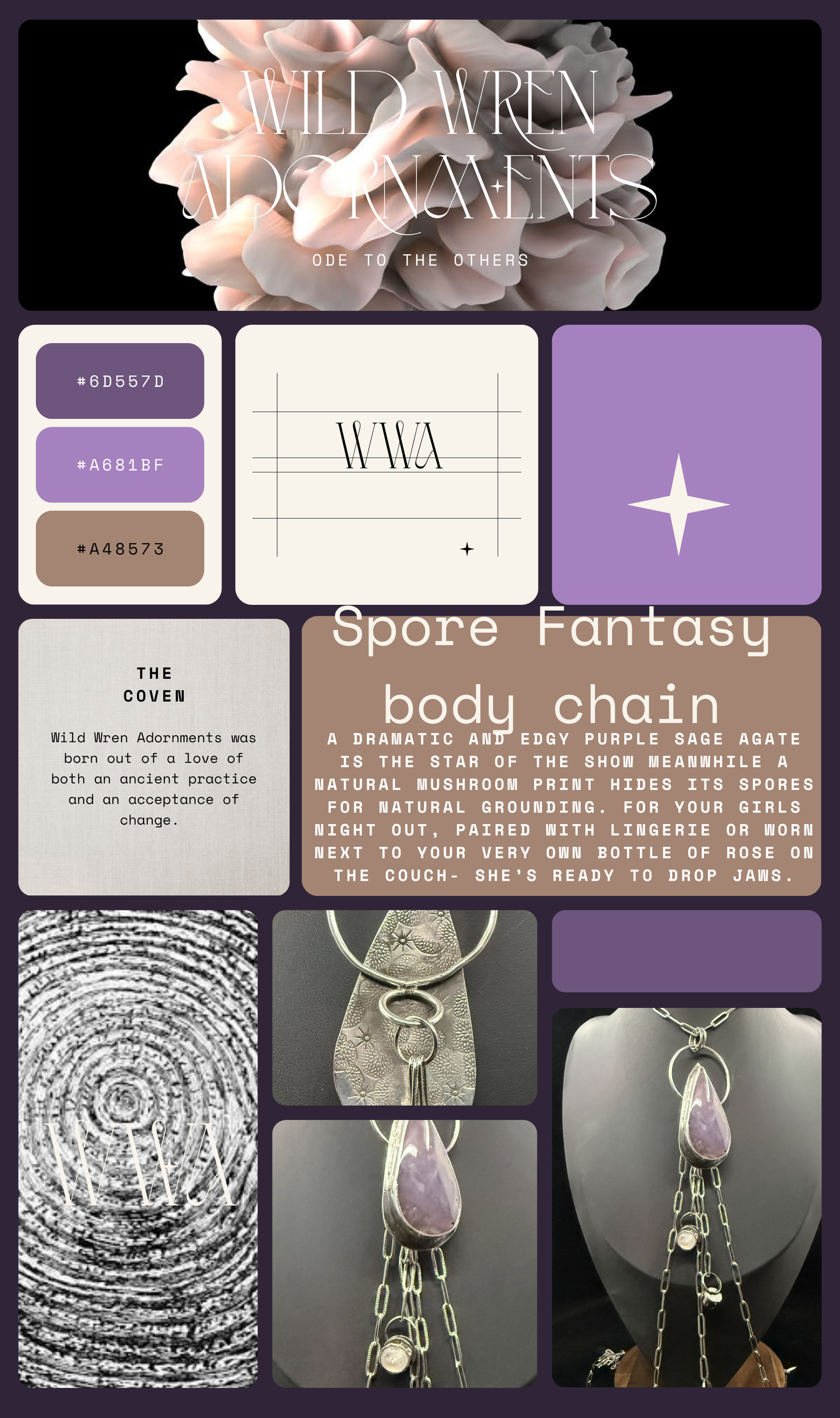 Spore Fantasy Body Chain & Necklace