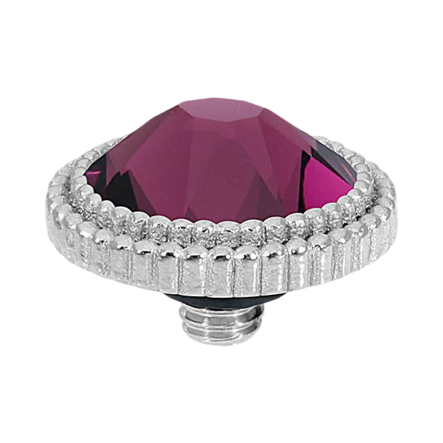 QUDO Flat Faberro Top Silver | Velvet Noir Collection