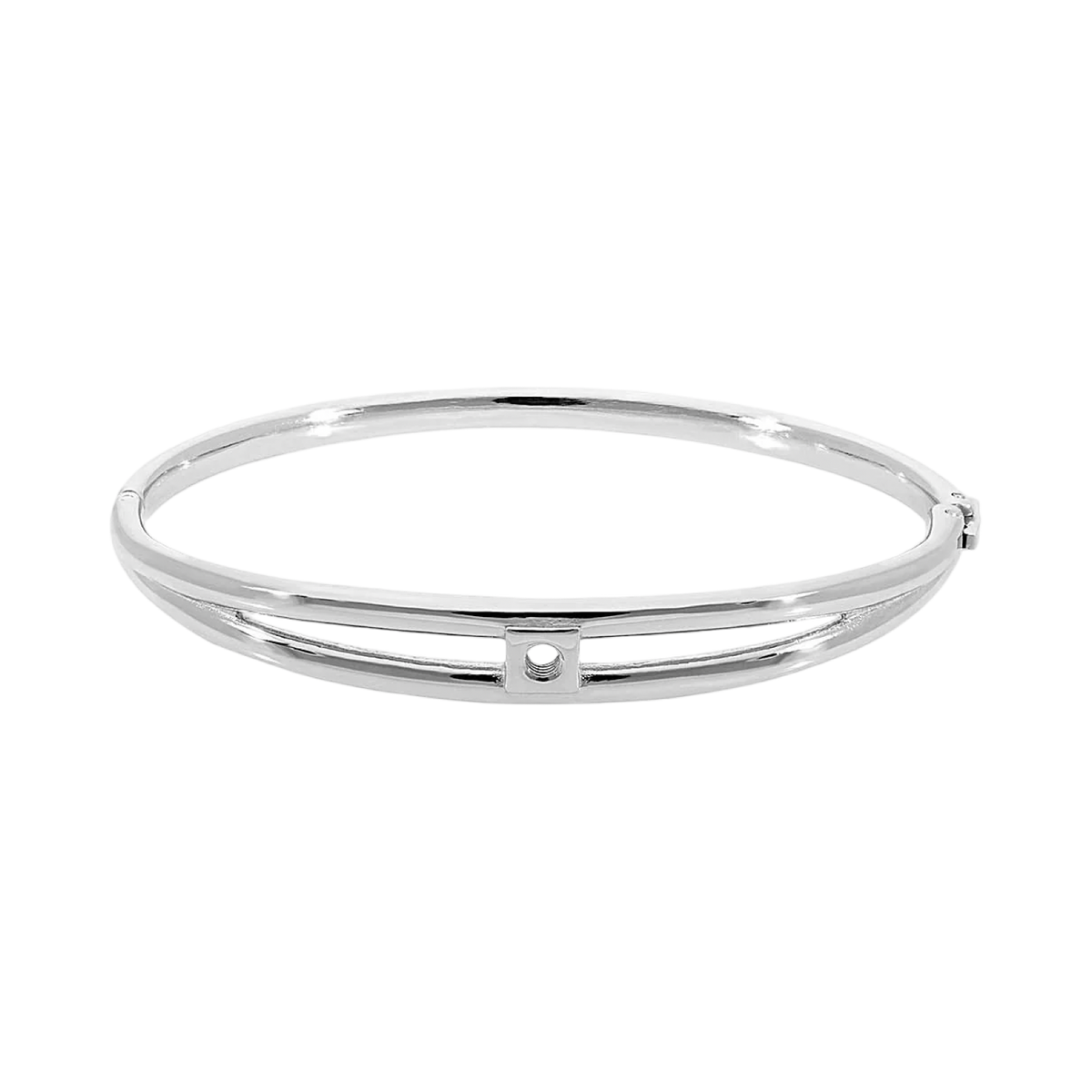QUDO Basic Bangle Roma I Silver